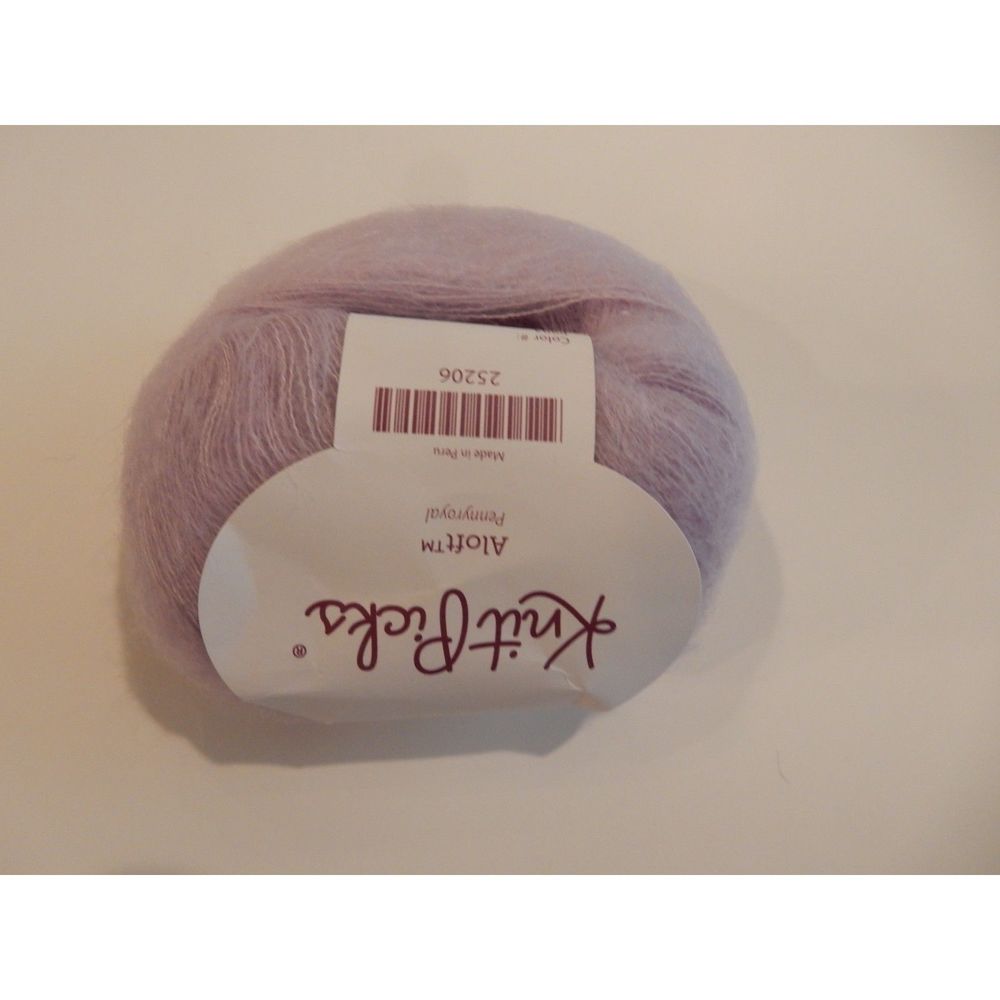 Knit Picks Aloft Super Kid Mohair + Silk Yarn Pennyroyal Lavendar 1 Ball